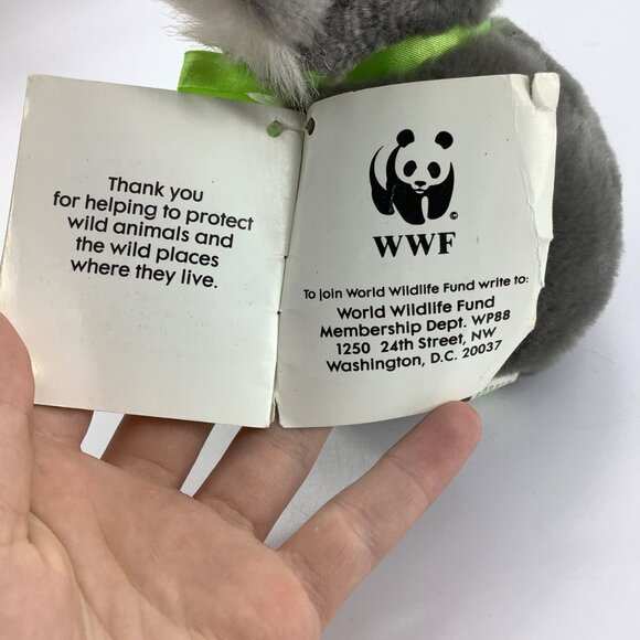 Vintage Wendy's WWF Koala Plush Toy 1988 Collectible 5.5" - Picture 12 of 14